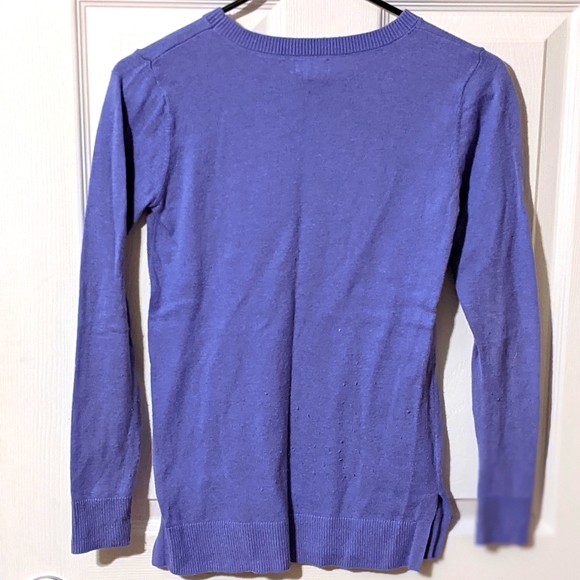 Purple Pullover Sweater with Panda - Picture 2 of 3